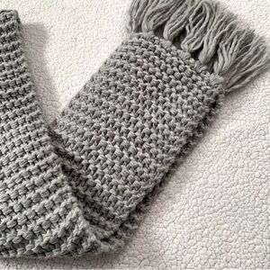 Knitted Scarf Gray